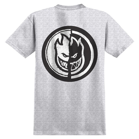 Spitfire Ying Yang Tee - Ash Grey