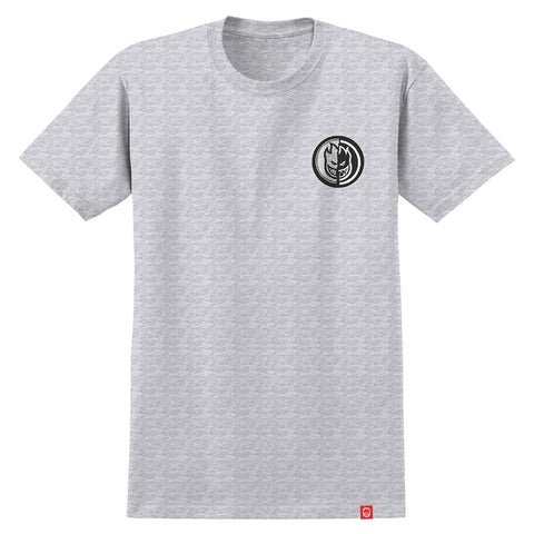 Spitfire Ying Yang Tee - Ash Grey