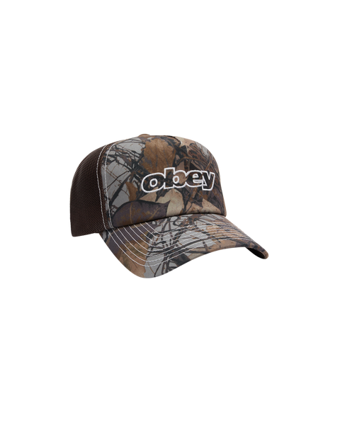 OBEY Form Trucker  - Fence Camo