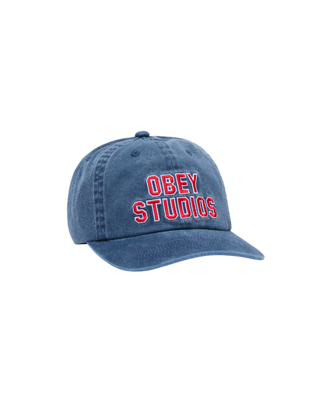 Obey Pigment Obey Studios 6 Panel Cap - Pigment Mild Navy