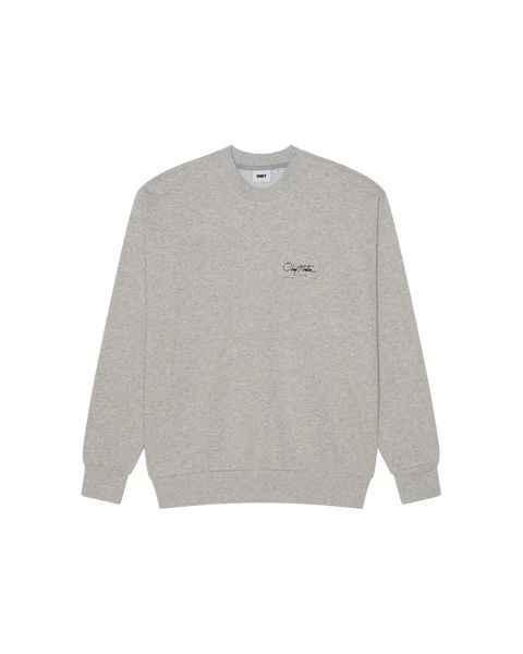 OBEY Autograph Crewneck - Ash Grey