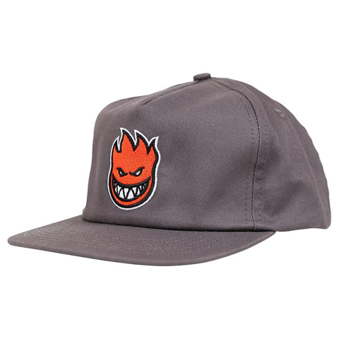 Spitfire Bighead Fill Snapback Cap - Charcoal