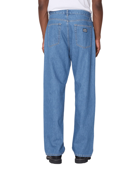 Obey Emerson Denim Pant - Salty Blue Stone Wash