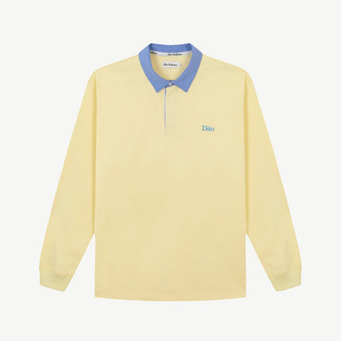 Dito Collective Oxford Collar Polo - Yellow / Blue