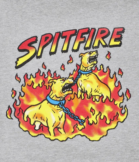 Spitfire Hell Hounds II Hoodie - Heather Grey