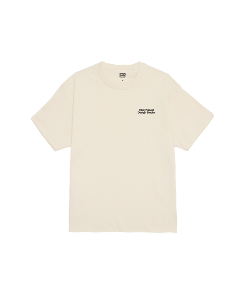 OBEY Visual Design Studio Tee - Cream