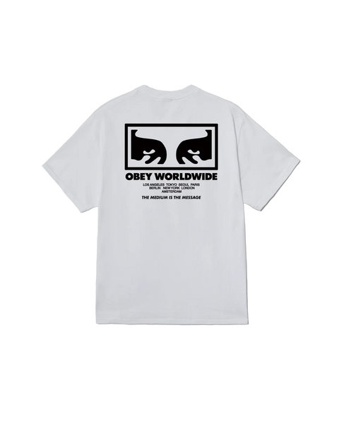 OBEY The Medium Is The Message Tee - White
