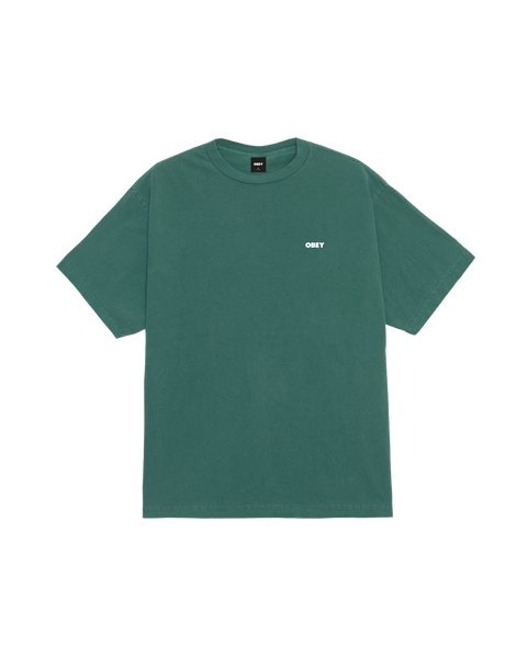 OBEY Bold Icon Face Pigment Tee - Rain Forest