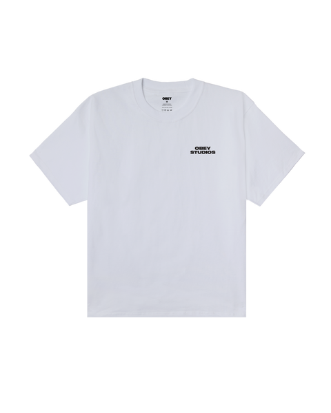 OBEY Sky Face Heavyweight Tee - White