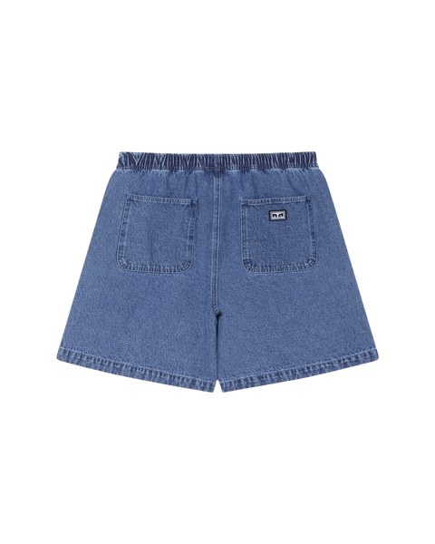 Obey Easy Denim Shorts - Light Indigo
