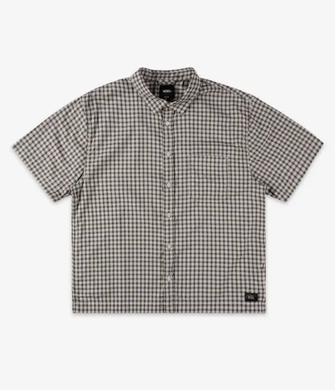 Vans Larkspur Mini Plaid SS Shirt - Oatmeal