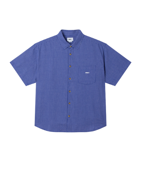 OBEY Bigwig Frank SS Shirt - Surf Blue
