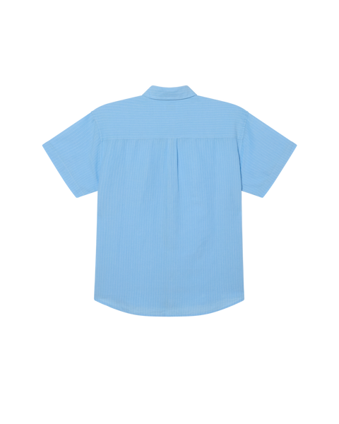 OBEY Barry Woven SS Shirt - Sky Blue