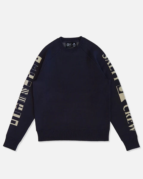 Salty Crew Alpha Knit - Midnight Navy