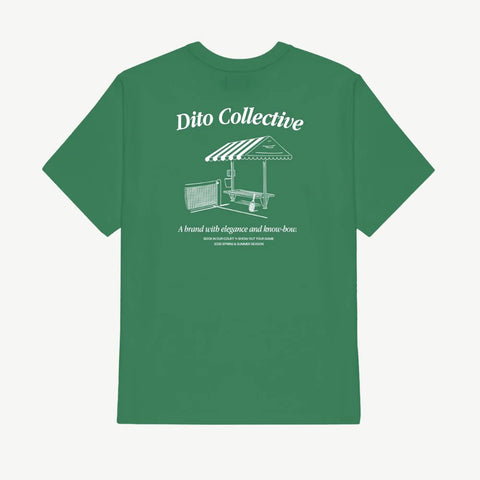 Dito Collective Green Tennis Bench Tee - Green