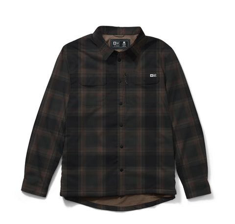 Salty Crew Fathom LS Tech Shacket - Phantom