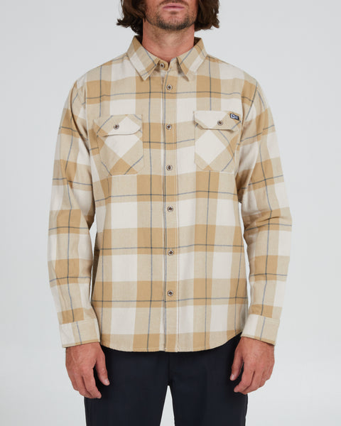 Salty Crew First Light Flannel Shirt - Peyote