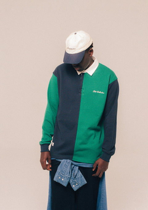 Dito Collective Balance Rugby Polo - Green / Navy