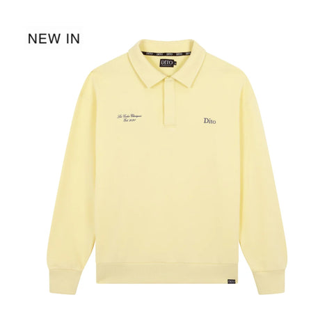 Dito Collective Golden Quarter Zip - Light Yellow