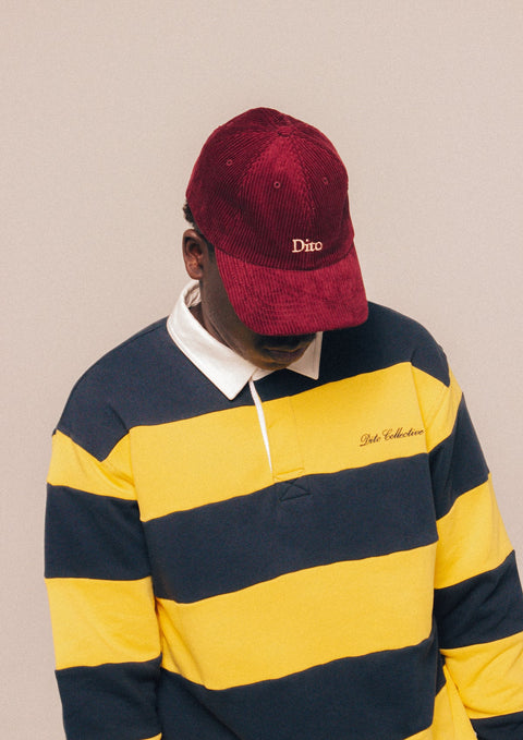 Dito Collective College Rugby Polo - Navy / Yellow