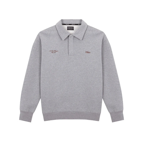 Dito Collective Marble Quarter Zip - Grey
