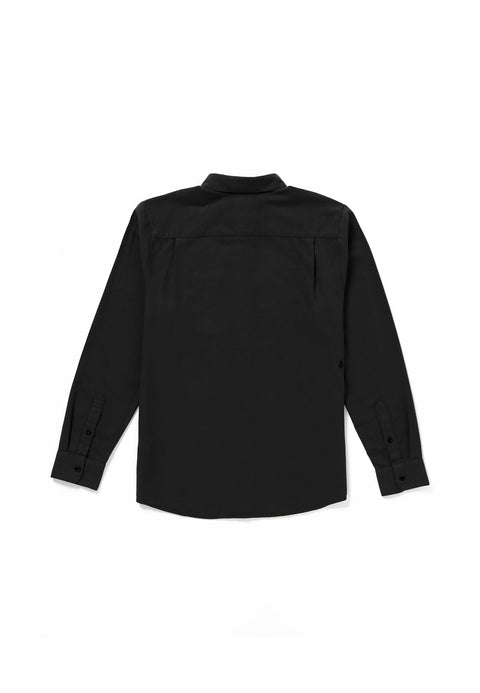 Volcom Caden Solid Shirt - Antique Black