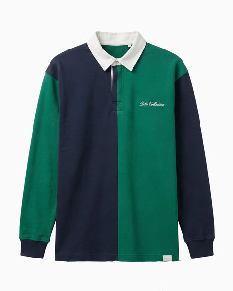 Dito Collective Balance Rugby Polo - Green / Navy