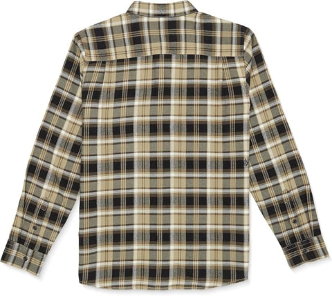 Volcom Caden Plaid Shirt - Light Khaki