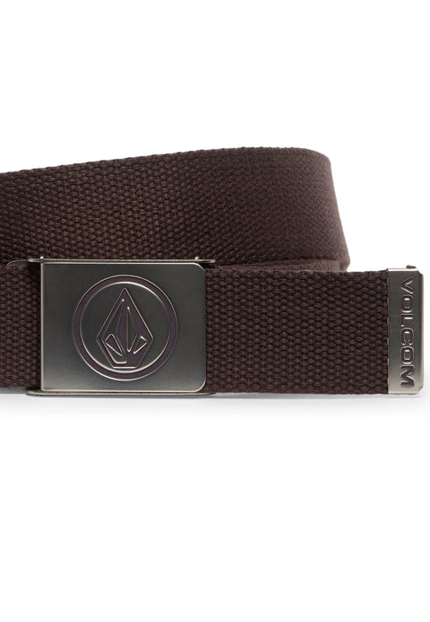 Volcom Circle Web Belt - Raisin