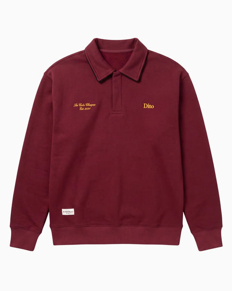 Dito Collective Burgundy Quarterzip - Burgundy