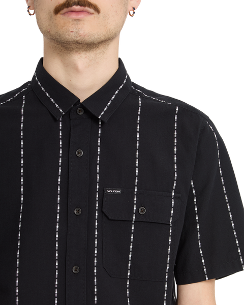 Volcom Whitworth Shirt - Gloss Black