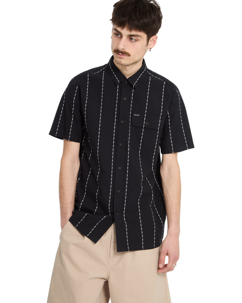 Volcom Whitworth Shirt - Gloss Black