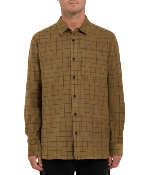 Volcom Zander Shirt - Dark Khaki