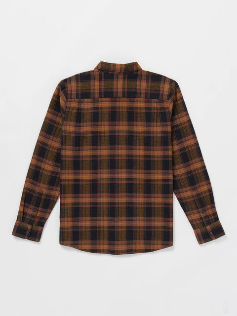 Volcom Baystone Flannel Shirt - Black