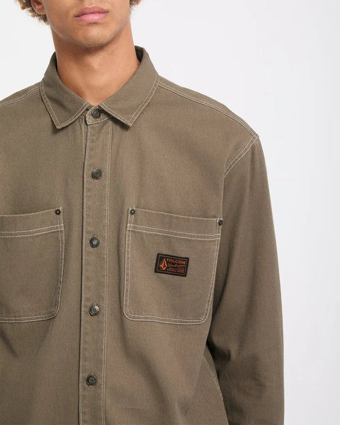 Volcom Levelstone Shirt - Earth