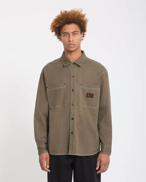 Volcom Levelstone Shirt - Earth