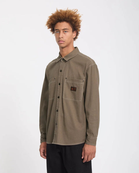 Volcom Levelstone Shirt - Earth