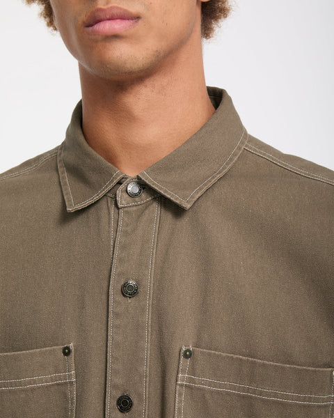 Volcom Levelstone Shirt - Earth