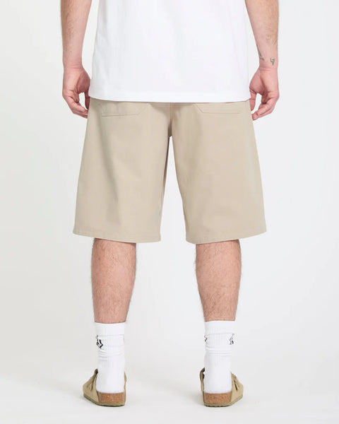 Volcom Chillow Pleat EW Chino 24´´ Shorts - Light Khaki