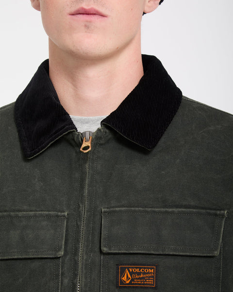 Volcom Heavydust Jacket - Rinsed Black