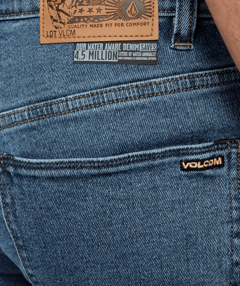 Volcom Solver Denim - Washed Blue