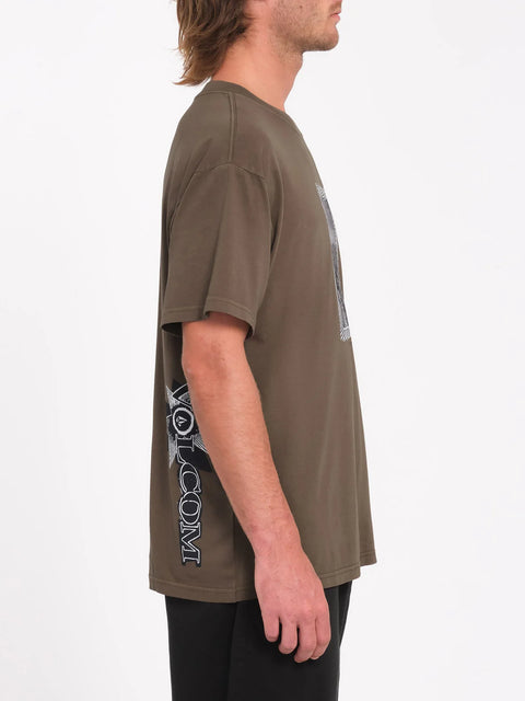 Volcom TT B Iguchi Valley Tee - Dark Earth