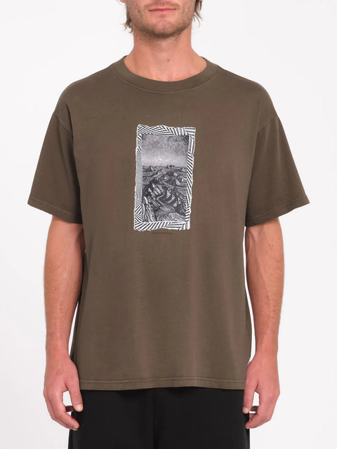 Volcom TT B Iguchi Valley Tee - Dark Earth