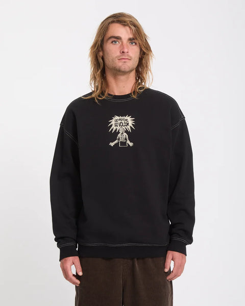 Volcom I Go Psycho Crew - Black