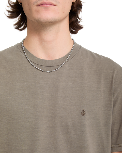 Volcom Solid Stone EMB Tee - Earth