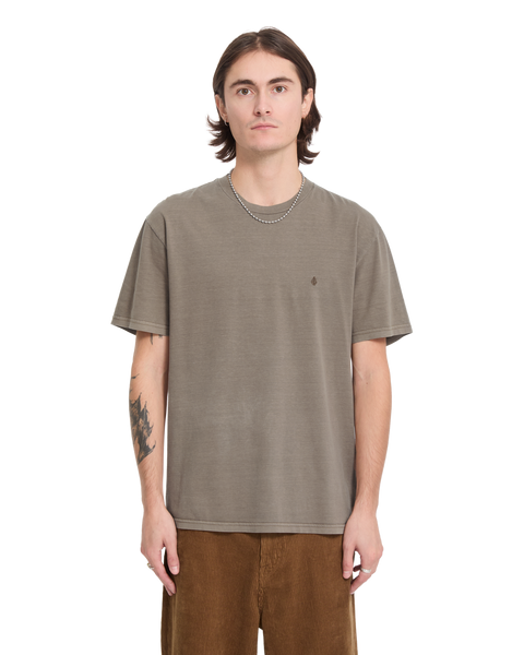 Volcom Solid Stone EMB Tee - Earth