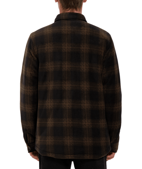 Volcom Bowered Fleece Shirt - Bison