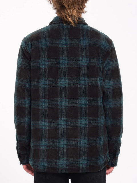 Volcom Bowered Fleece Shirt - Evergreen