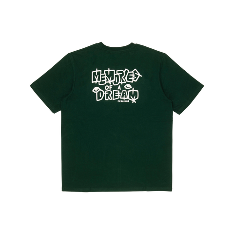 And Feelings Memories Tee - Pine Green