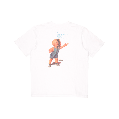 And Feelings Baby Tee - White